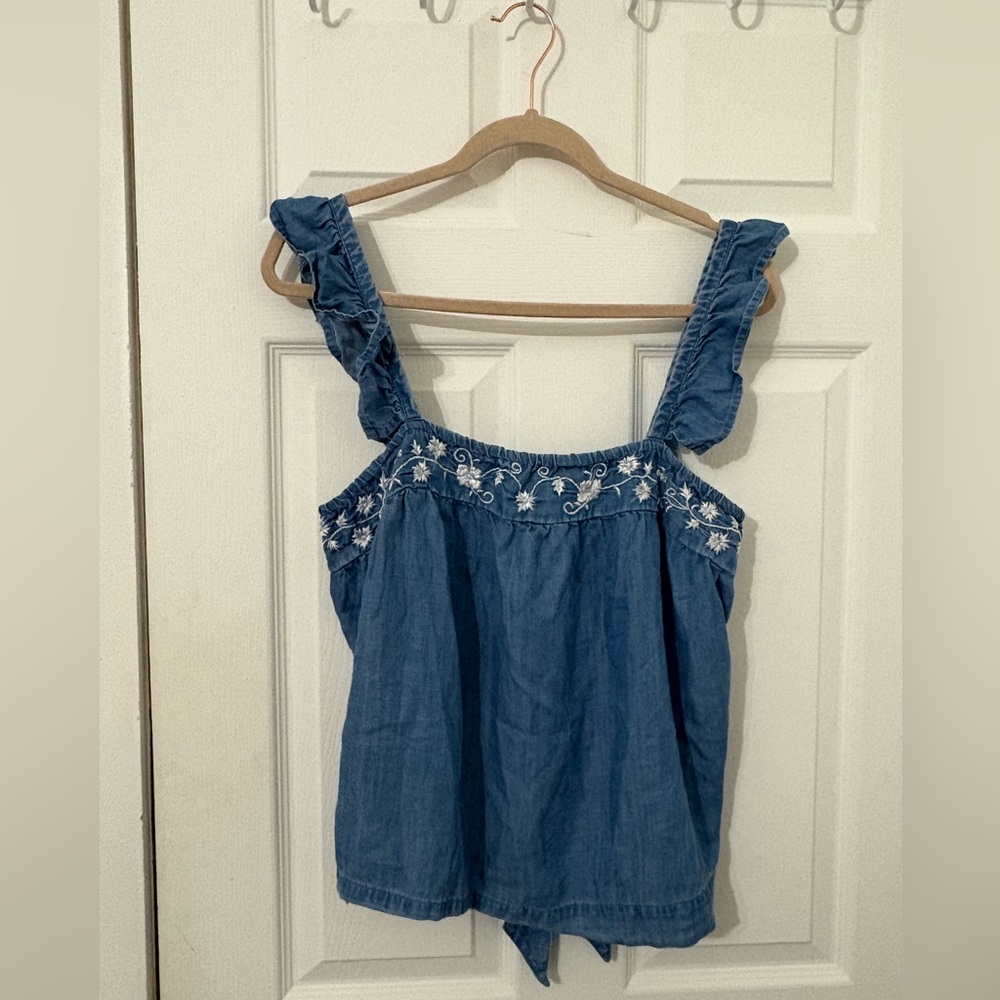 Harbor Heritage denim blouse